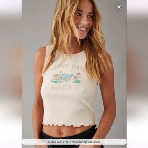 NWT American Eagle Fitted Tank Top Size L